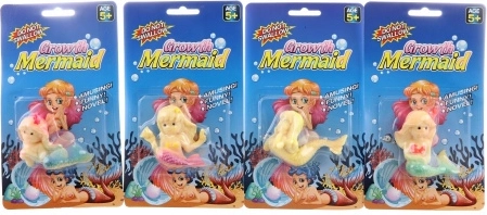 Sirena creciente que brilla en la oscuridad