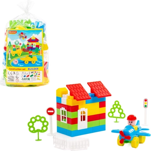 Juego de construcción Polesie Builder 76 piezas