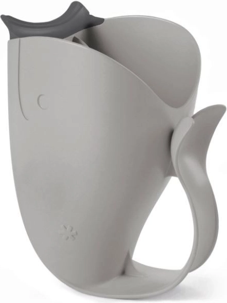 Recipiente para enjuagar el cabello Ballena Moby gris
