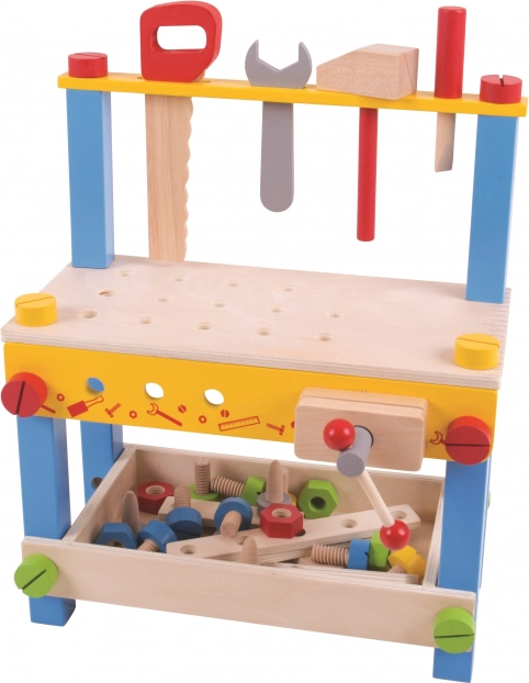 Banco de trabajo de madera para niños Bigjigs Toys