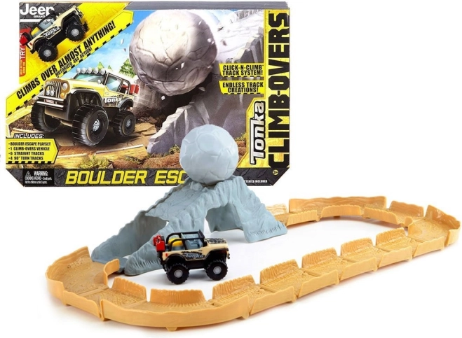 Set de pista TONKA BOULDER ESCAPE con coche todoterreno