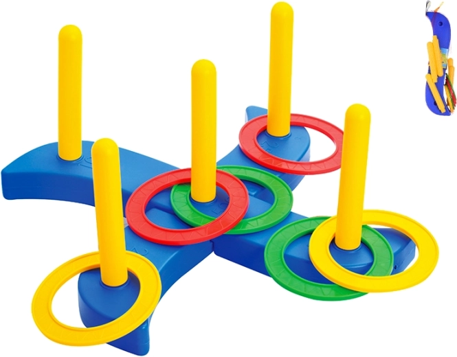 Aros de lanzamiento: juego infantil para desarrollar la coordinación