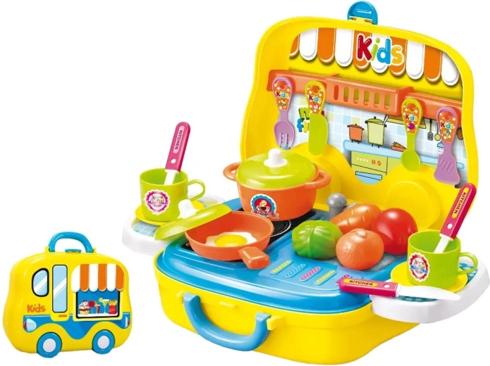 Cocina infantil en maletín Buddy Toys