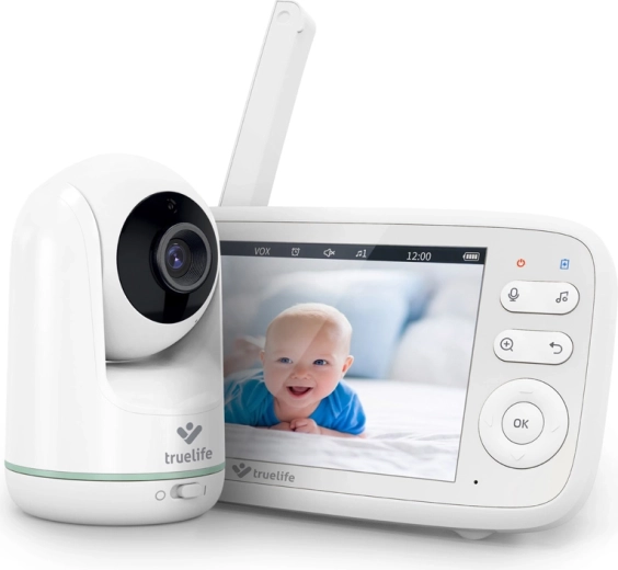 Vigilabebés con vídeo TrueLife 360° NannyCam R5 con pantalla de 5" y cámara HD
