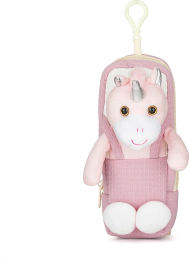 Estuche infantil de peluche Unicornio