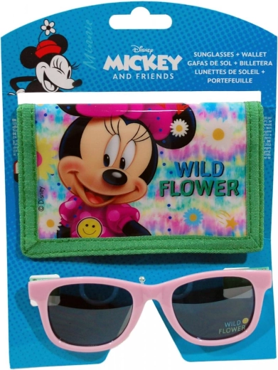 Set de gafas y monedero Minnie