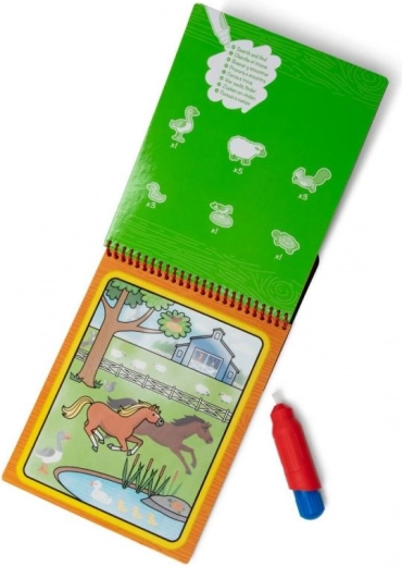 Colores mágicos al contacto con el agua