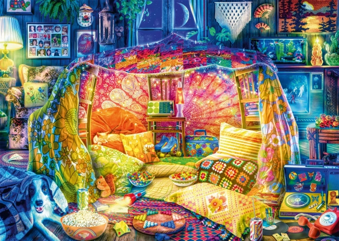 Puzzle Refugio acogedor de 1000 piezas