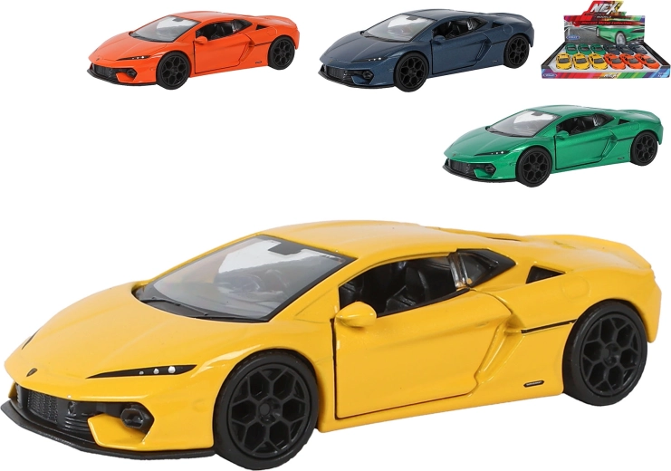 Modelo de coche metálico Welly Lamborghini Temerario 1:36, 12 cm