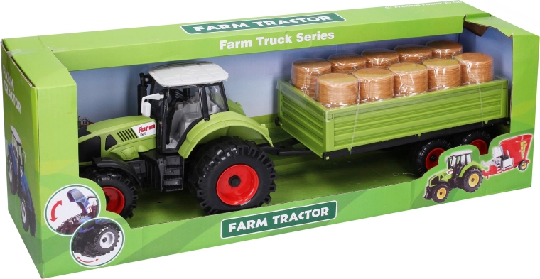 Tractor con remolque de 47 cm