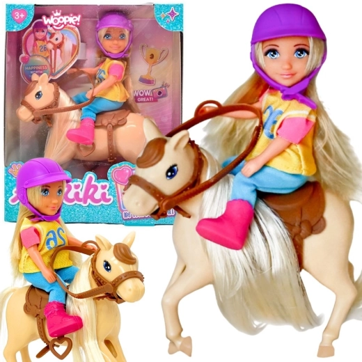 Jinete Ankiki de Woopie con caballo