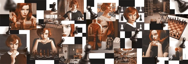 Puzzle panorámico Gambito de dama 1000 piezas