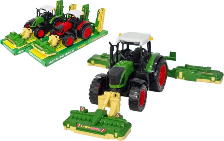 Tractor con segadora