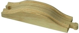 Babu trenecitos – rampa de vía de madera 15 cm