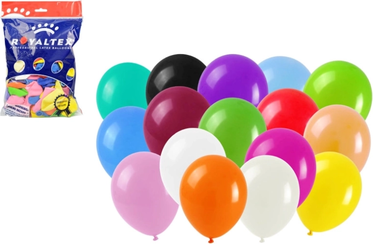 Globos pastel de 25 cm, mezcla de colores, 100 uds