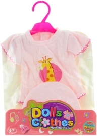 Ropa para muñeca 36–46 cm – body con gorrito