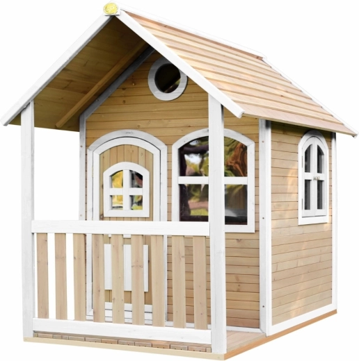 Casita infantil de madera AXI Alex con ventanas, altura 178 cm