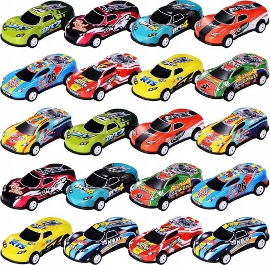 50 coches de carreras con diferentes diseños