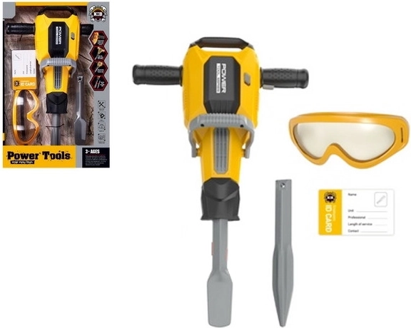 Martillo neumático infantil Power Tools – amarillo