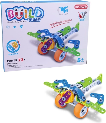 Kit Pequeño Mecánico Junior avión, 73 piezas