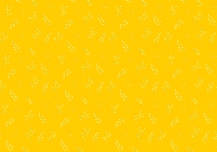 Sobre de color C6 con diseño de hojas amarillas