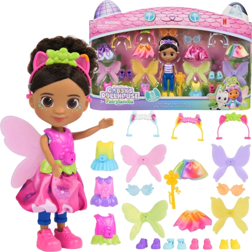 Muñeca de hadas Gabi de Gabby’s Dollhouse con ropa y accesorios