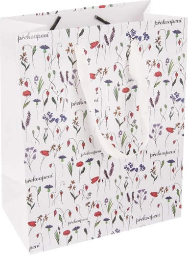Bolsa de papel de regalo Sorpresa 14 × 7 × 18 cm
