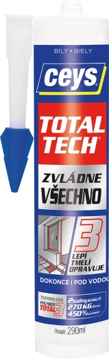 Adhesivo y sellador universal 290 ml CEYS TOTAL TECH blanco