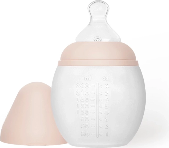 Biberón anticólicos para bebés Élhée 240 ml nude - 1 unidad