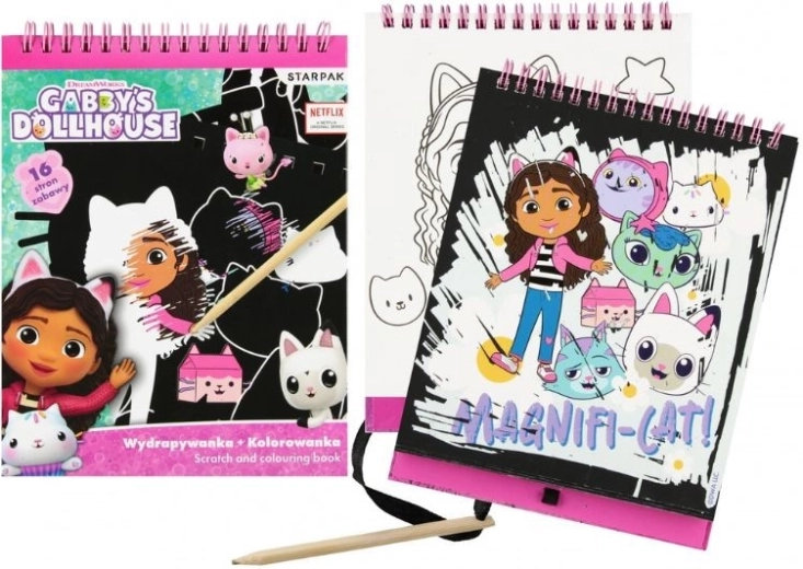 Libro para rascar Gabby's Dollhouse - 1 pieza