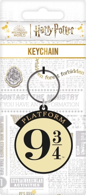 Llavero de goma HARRY POTTER andén 9 y 3/4