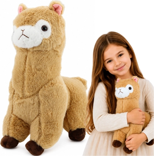 Alpaca de peluche – crema 38 cm
