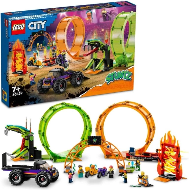 LEGO® City 60339 Doble loop de acrobacias