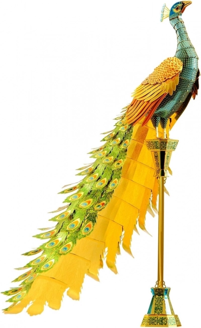 Modelo metálico 3D de pavo real – METAL EARTH ICONX