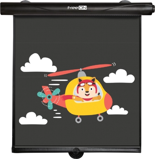 FreeON cortinilla solar enrollable para coche Foxy - 2 unidades