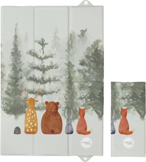 Ceba Baby cambiador de viaje plegable basic forest companions 60 × 40 cm