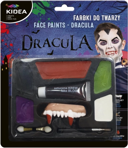 Set de pintura facial Drácula Derform