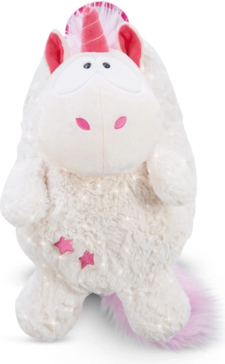 Mochila Nici Green unicornio Theodor con mono de nieve