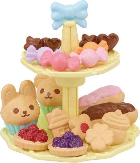 Expositor lleno de dulces