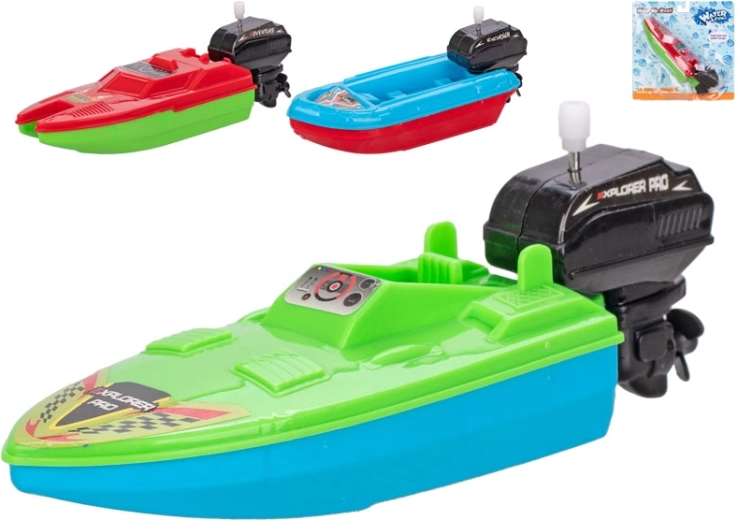 Barco de cuerda para el agua 16 cm