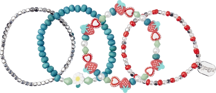 Souza! pulseras infantiles Kensi con frutas (4 uds.)