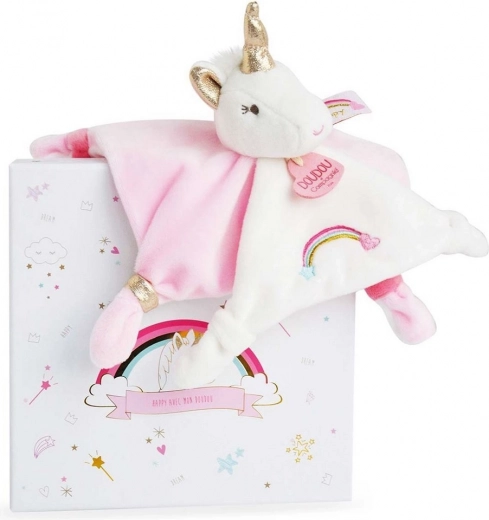 Doudou rosa, peluche de apego Unicornio
