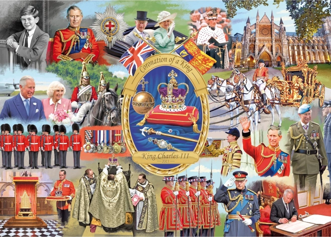 Puzzle Coronación del rey de 1000 piezas
