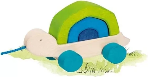 Tortuga de arrastre Goki con torre apilable