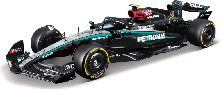 Auténtico Mercedes-AMG Petronas W15 (2024) a escala 1:24