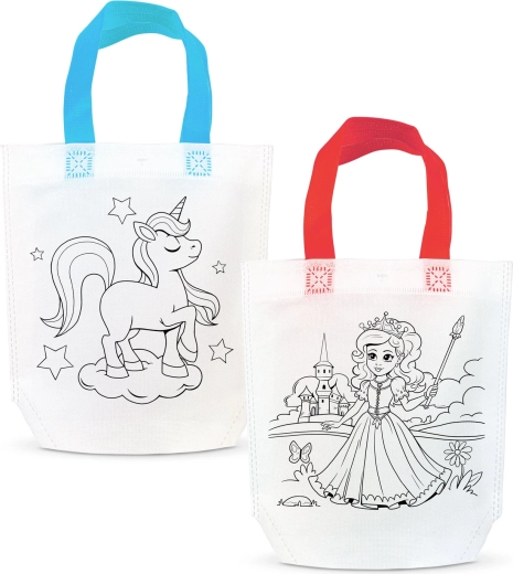 Bolsa de regalo para colorear con 4 rotuladores - 1 unidad