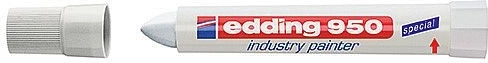 Marcador industrial en pasta EDDING 950 – Blanco