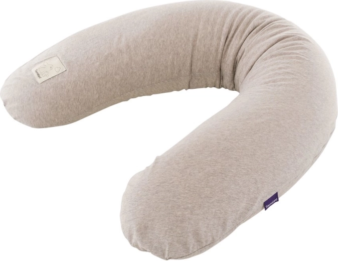 Träumeland funda para cojín de lactancia elástico beige melange