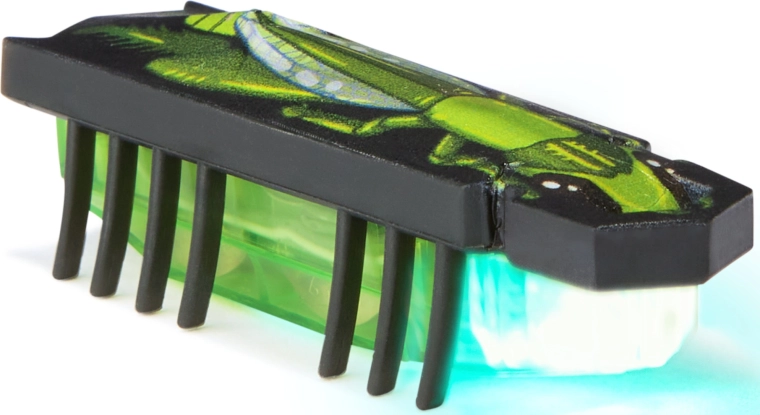 Microescarabajo parpadeante con propulsión por vibración