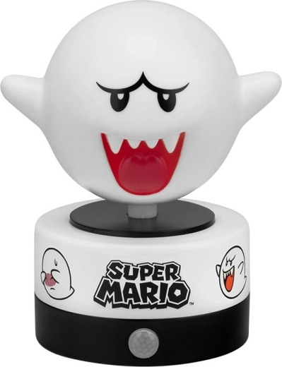 Luz nocturna Boo de Super Mario con LED y sensor de movimiento